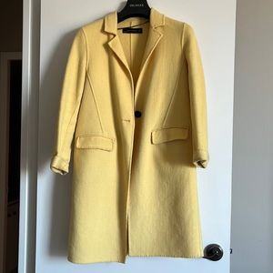 Butter yellow spring coat